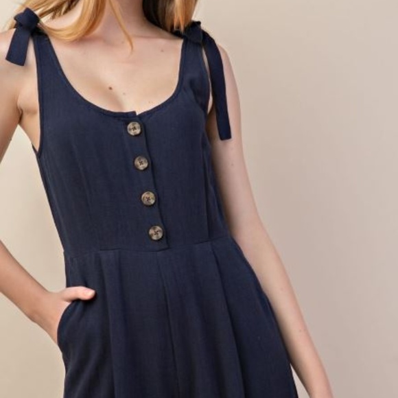 Gilli Pants - Linen Jumpsuit